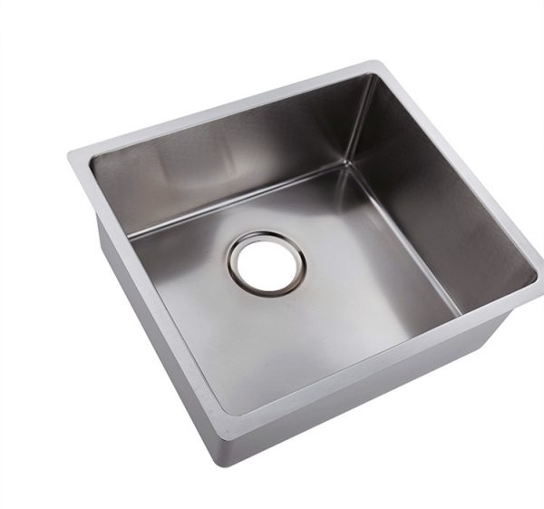304 stainless steel under counter handmade kitchen/laundry sink single