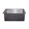 single bowl 304 stainless steel under mount kitchen laundry sink