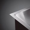 304 stainless steel drop in undermount kitchen laundry sink