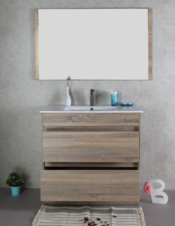 Rio 900mm free standing vanity cabinet only