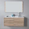 Rio 1200mm wall hung vanity with ceramic top