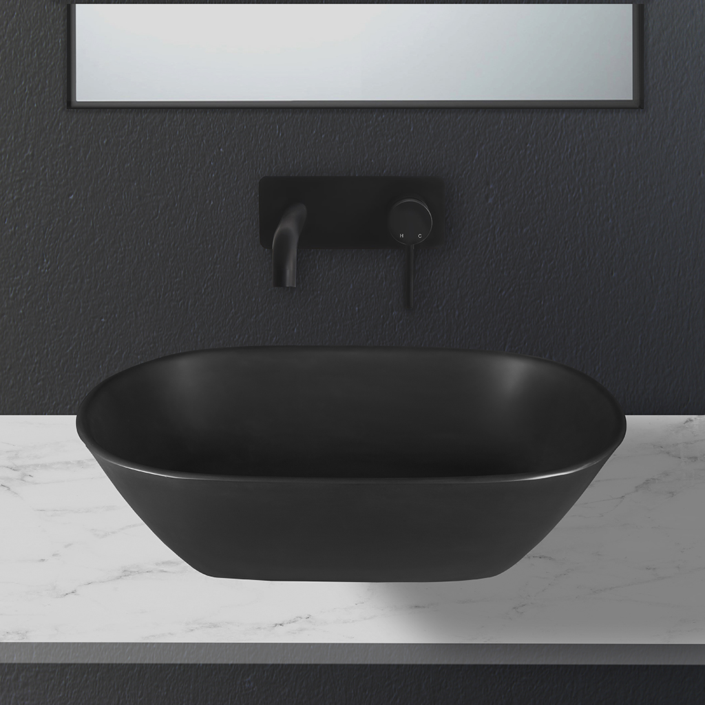 Amber above counter solid surface basin - Rio Bathroom Warehouse